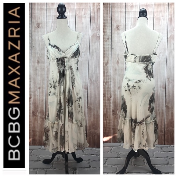 BCBGMaxAzria Dresses & Skirts - 💕SALE💕 BCBGMaxAzria Ivory 100% Silk Dress